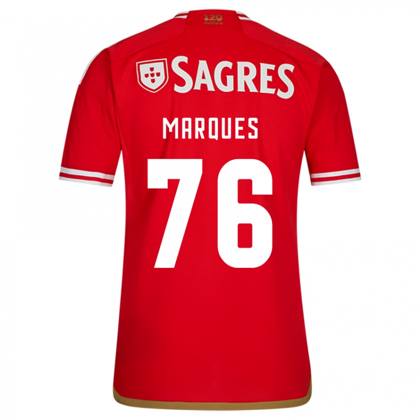 Herren Gustavo Marques #76 Rot Heimtrikot Trikot 2023/24 T-Shirt Österreich