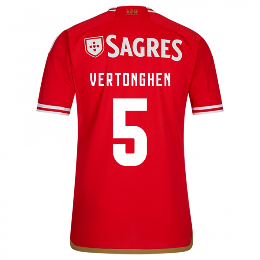 Herren Jan Vertonghen #5 Rot Heimtrikot Trikot 2023/24 T-Shirt Österreich