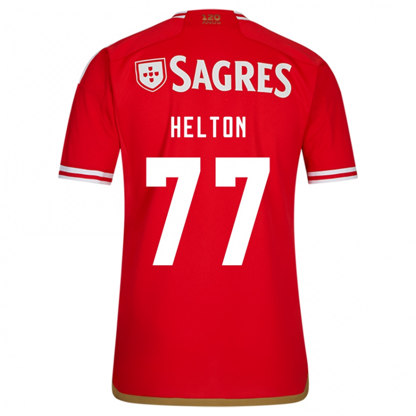 Herren Helton Leite #77 Rot Heimtrikot Trikot 2023/24 T-Shirt Österreich