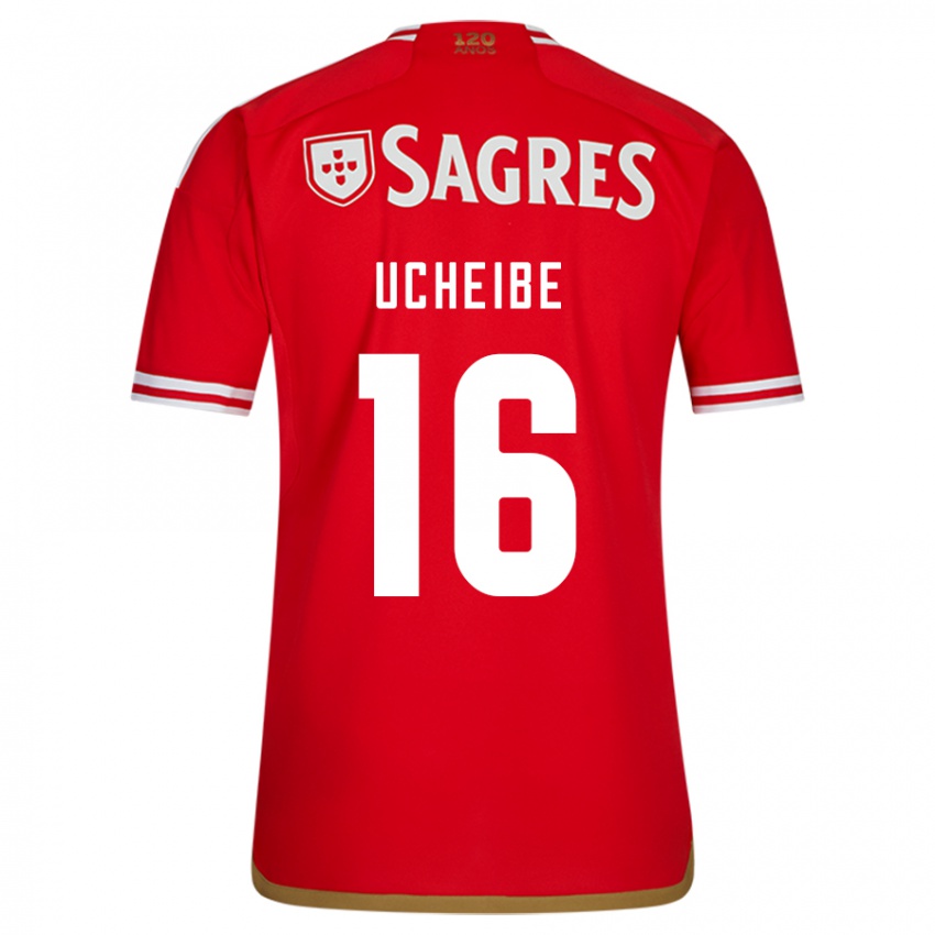 Herren Christy Ucheibe #16 Rot Heimtrikot Trikot 2023/24 T-Shirt Österreich