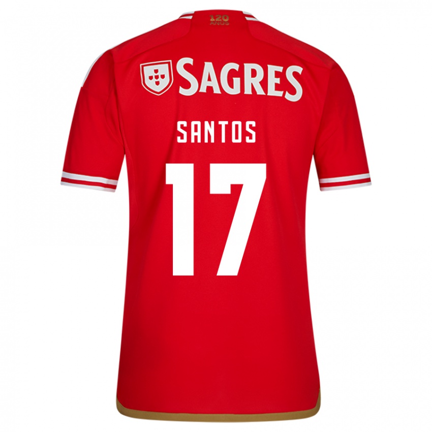 Herren Daniela Santos #17 Rot Heimtrikot Trikot 2023/24 T-Shirt Österreich