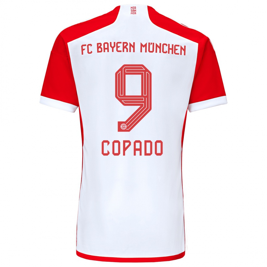 Herren Lucas Copado #9 Rot-Weiss Heimtrikot Trikot 2023/24 T-Shirt Österreich