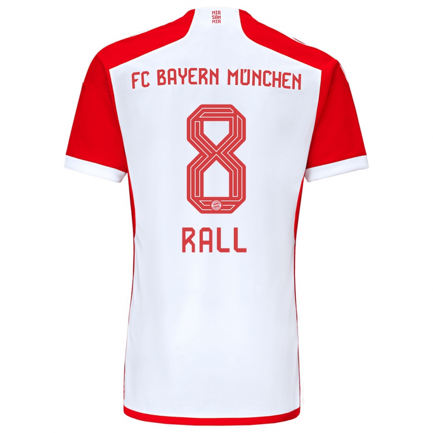 Herren Maximiliane Rall #8 Rot-Weiss Heimtrikot Trikot 2023/24 T-Shirt Österreich