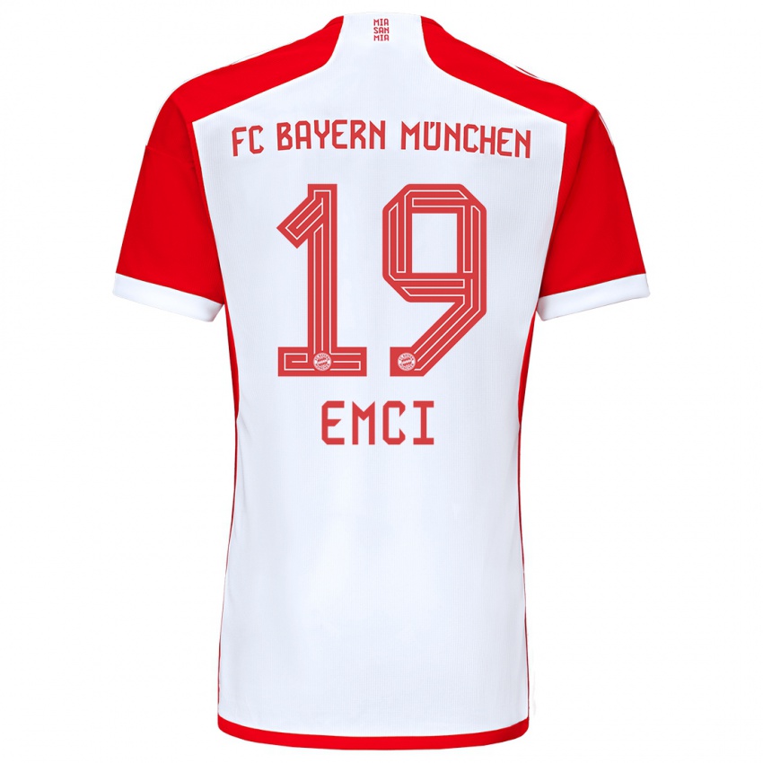 Herren Ben Emci #19 Rot-Weiss Heimtrikot Trikot 2023/24 T-Shirt Österreich