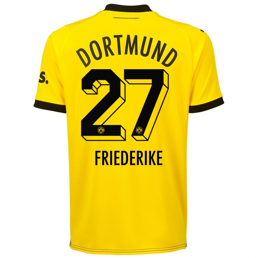 Herren Burczik Friederike #27 Gelb Heimtrikot Trikot 2023/24 T-Shirt Österreich