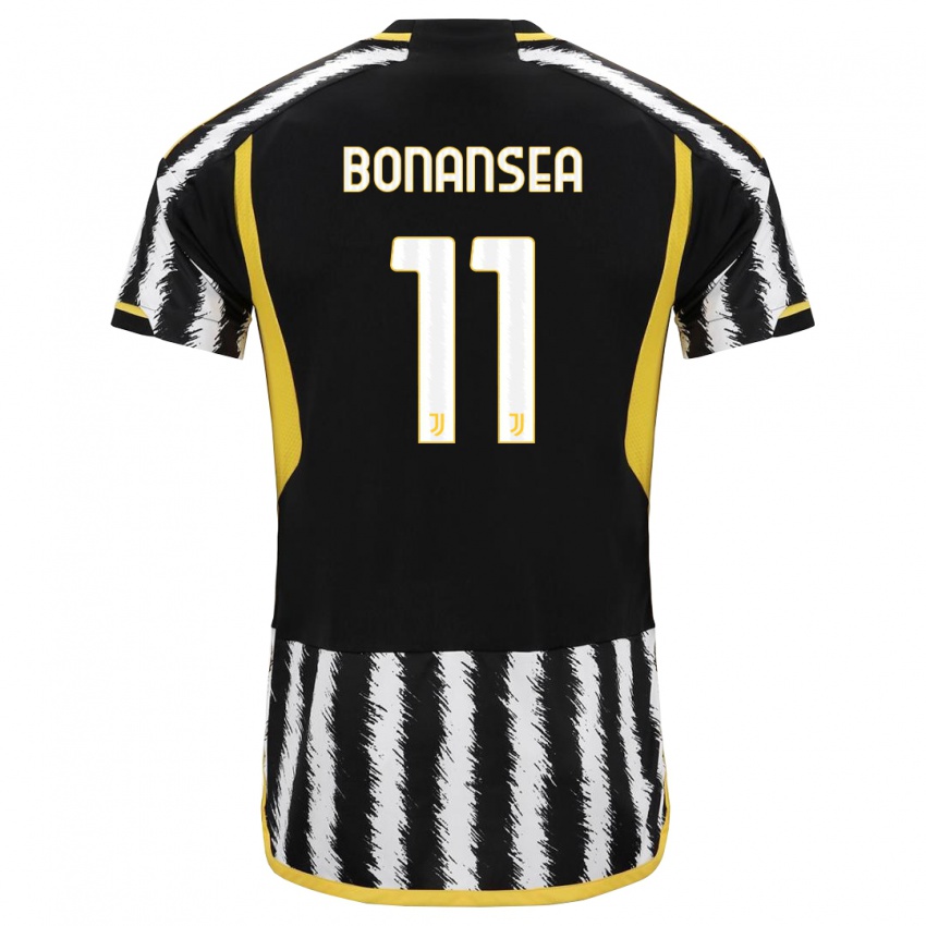 Herren Barbara Bonansea #11 Schwarz-Weiss Heimtrikot Trikot 2023/24 T-Shirt Österreich