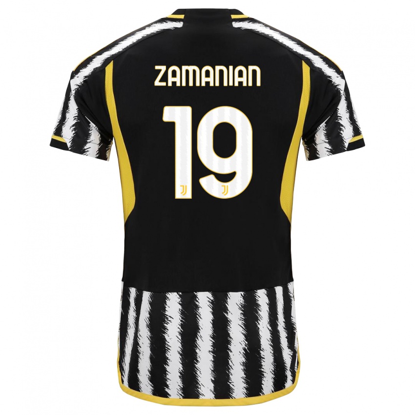 Herren Annahita Zamanian #19 Schwarz-Weiss Heimtrikot Trikot 2023/24 T-Shirt Österreich