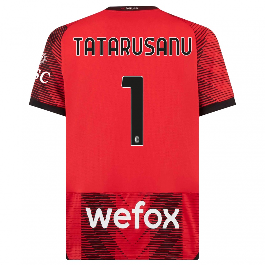 Herren Ciprian Tatarusanu #1 Rot Schwarz Heimtrikot Trikot 2023/24 T-Shirt Österreich