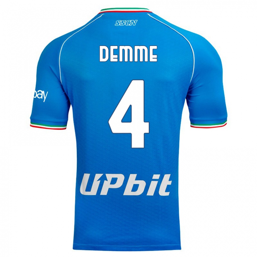 Herren Diego Demme #4 Himmelblau Heimtrikot Trikot 2023/24 T-Shirt Österreich