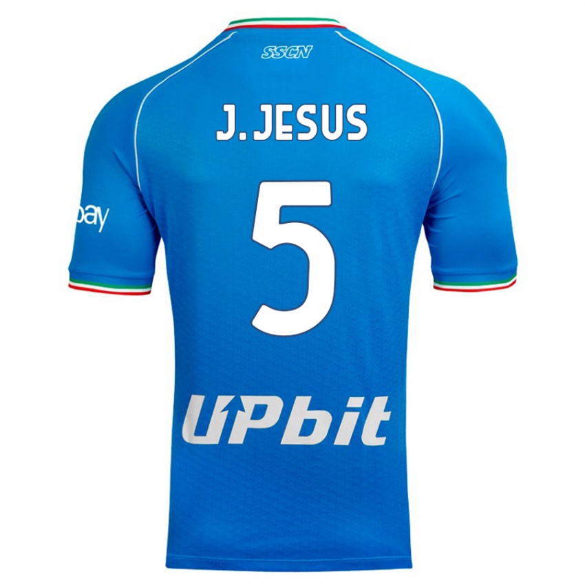 Herren Juan Jesus #5 Himmelblau Heimtrikot Trikot 2023/24 T-Shirt Österreich