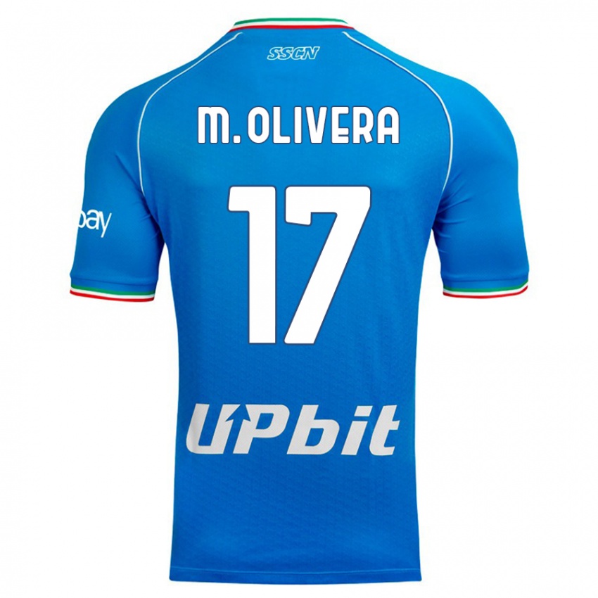 Herren Mathias Olivera #17 Himmelblau Heimtrikot Trikot 2023/24 T-Shirt Österreich