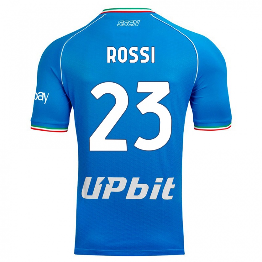 Herren Leonardo Rossi #23 Himmelblau Heimtrikot Trikot 2023/24 T-Shirt Österreich