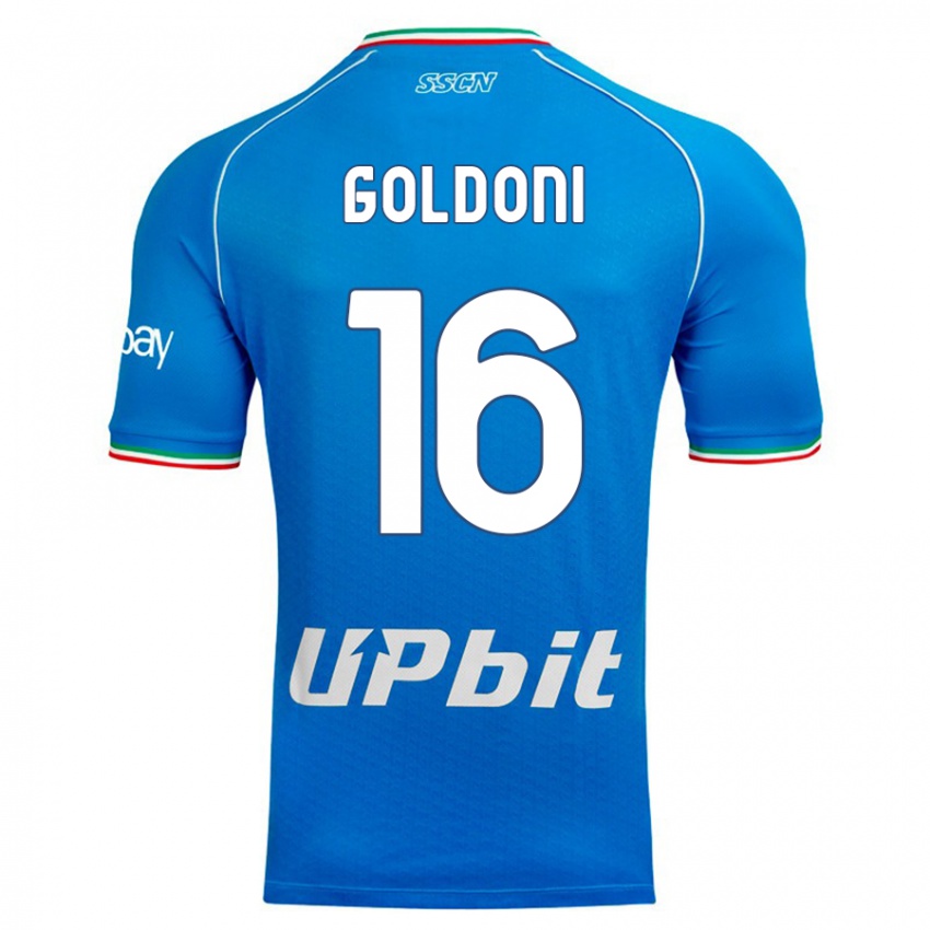 Herren Eleonora Goldoni #16 Himmelblau Heimtrikot Trikot 2023/24 T-Shirt Österreich