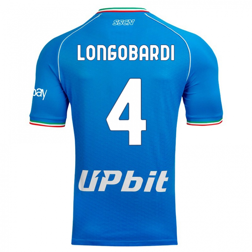 Herren Salvatore Longobardi #4 Himmelblau Heimtrikot Trikot 2023/24 T-Shirt Österreich