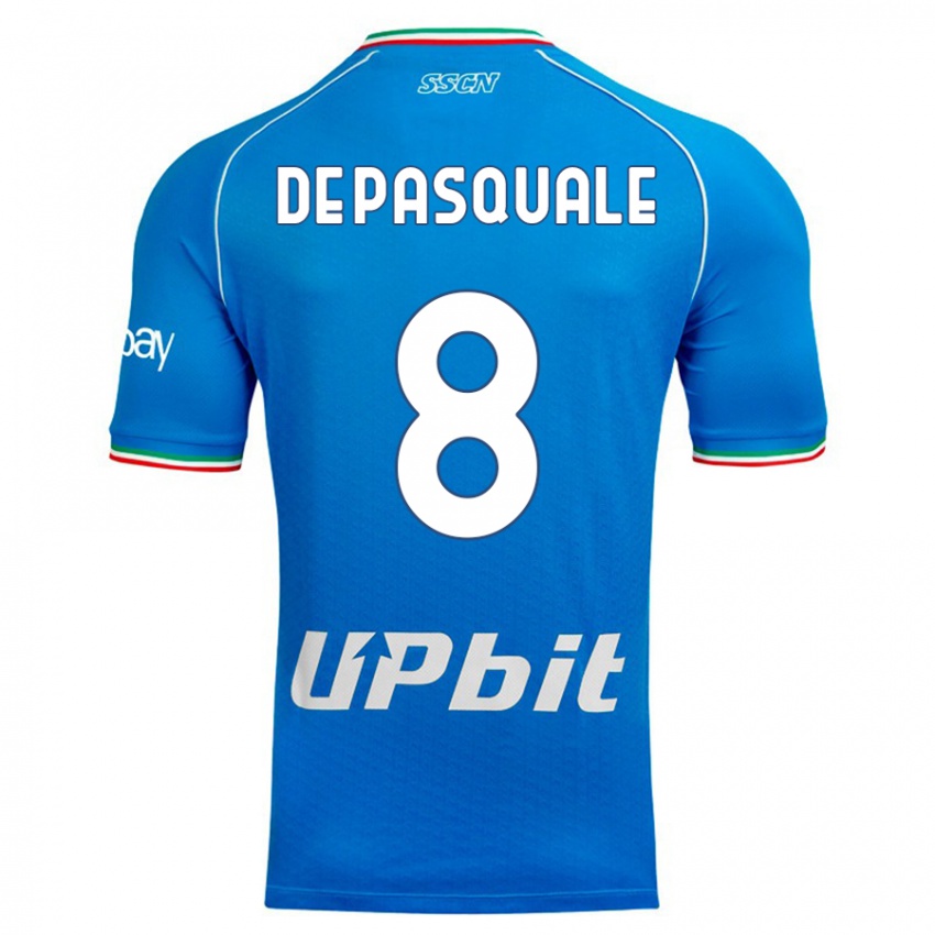Herren Dylan De Pasquale #8 Himmelblau Heimtrikot Trikot 2023/24 T-Shirt Österreich