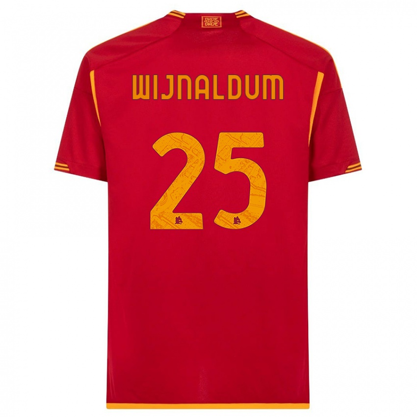 Herren Georginio Wijnaldum #25 Rot Heimtrikot Trikot 2023/24 T-Shirt Österreich
