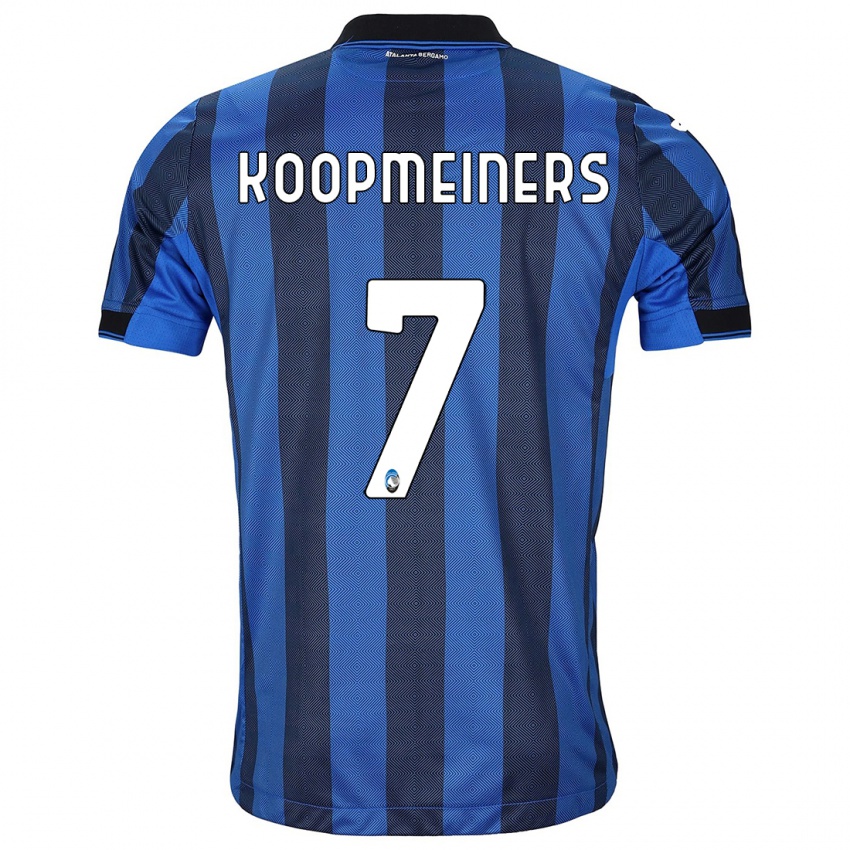Herren Teun Koopmeiners #7 Schwarz Blau Heimtrikot Trikot 2023/24 T-Shirt Österreich