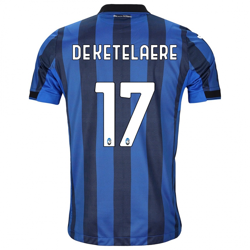 Herren Charles De Ketelaere #17 Schwarz Blau Heimtrikot Trikot 2023/24 T-Shirt Österreich
