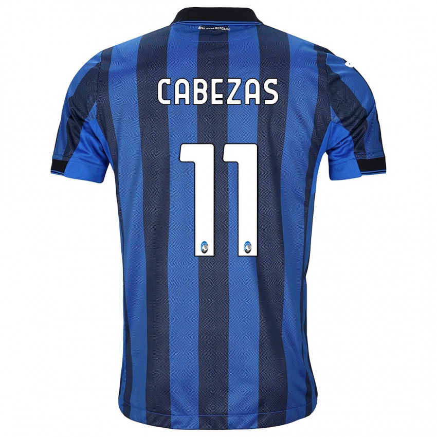 Herren Bryan Cabezas #11 Schwarz Blau Heimtrikot Trikot 2023/24 T-Shirt Österreich