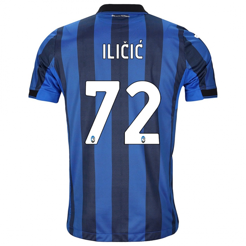 Herren Josip Ilicic #72 Schwarz Blau Heimtrikot Trikot 2023/24 T-Shirt Österreich