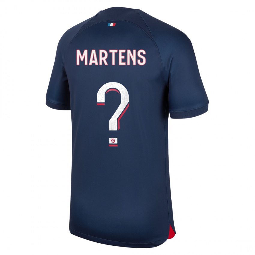 Herren Lieke Martens #0 Blau Rot Heimtrikot Trikot 2023/24 T-Shirt Österreich