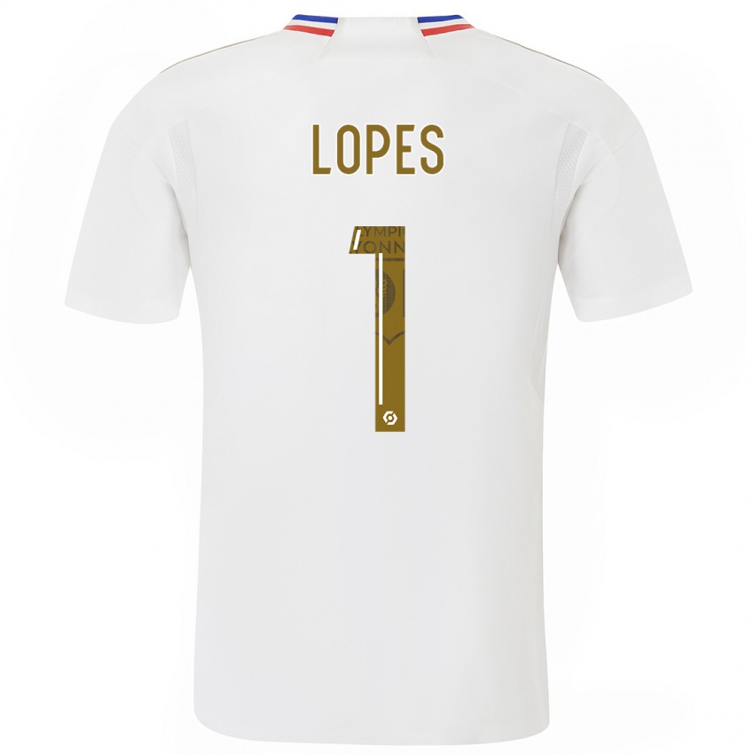 Herren Anthony Lopes #1 Weiß Heimtrikot Trikot 2023/24 T-Shirt Österreich