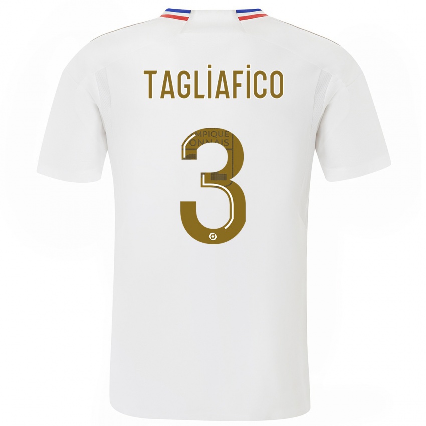Herren Nicolas Tagliafico #3 Weiß Heimtrikot Trikot 2023/24 T-Shirt Österreich