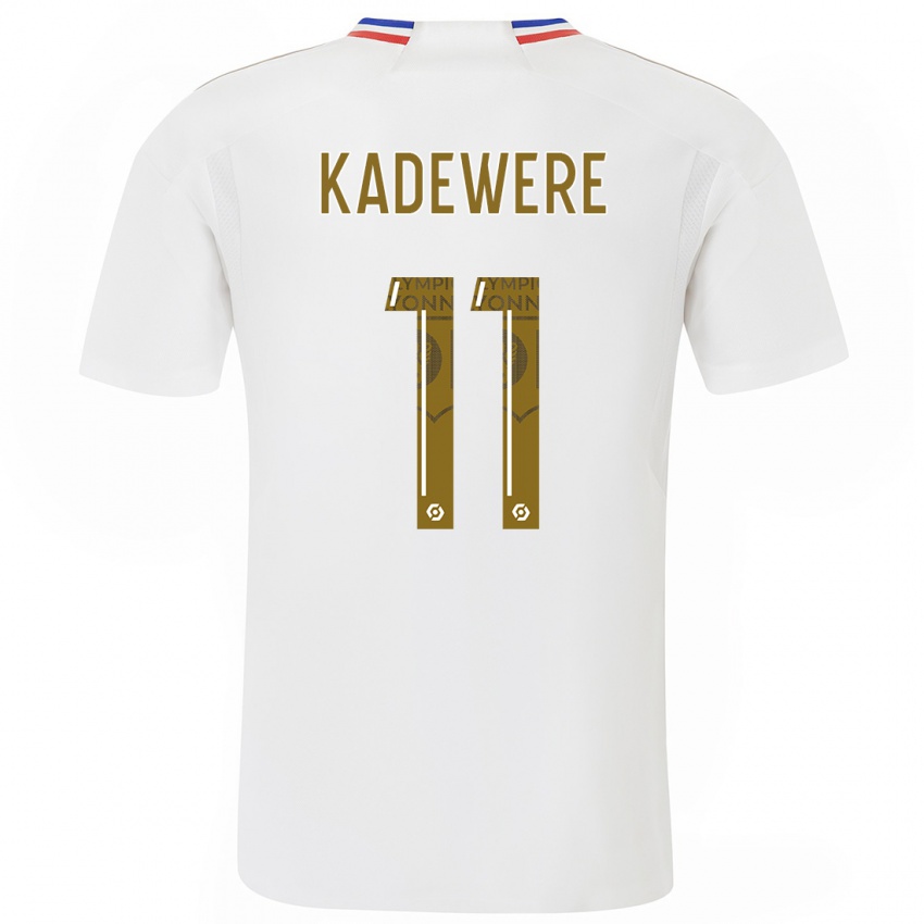 Herren Tino Kadewere #11 Weiß Heimtrikot Trikot 2023/24 T-Shirt Österreich