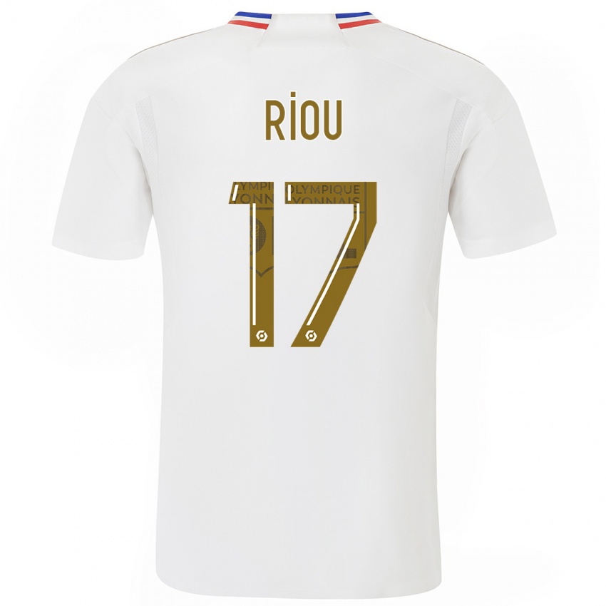 Herren Remy Riou #17 Weiß Heimtrikot Trikot 2023/24 T-Shirt Österreich
