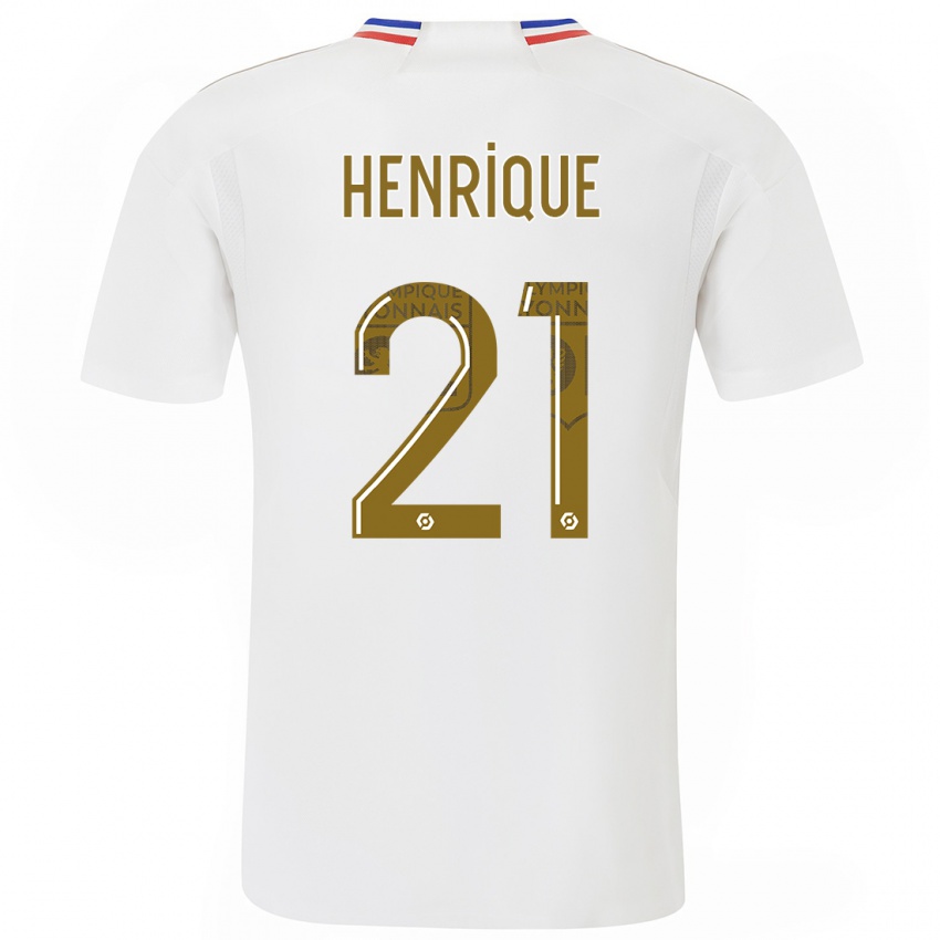 Herren Henrique #21 Weiß Heimtrikot Trikot 2023/24 T-Shirt Österreich