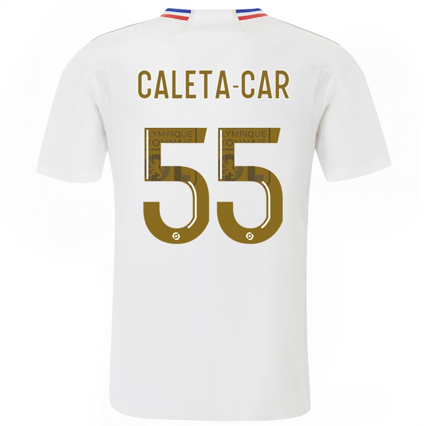 Herren Duje Caleta-Car #55 Weiß Heimtrikot Trikot 2023/24 T-Shirt Österreich