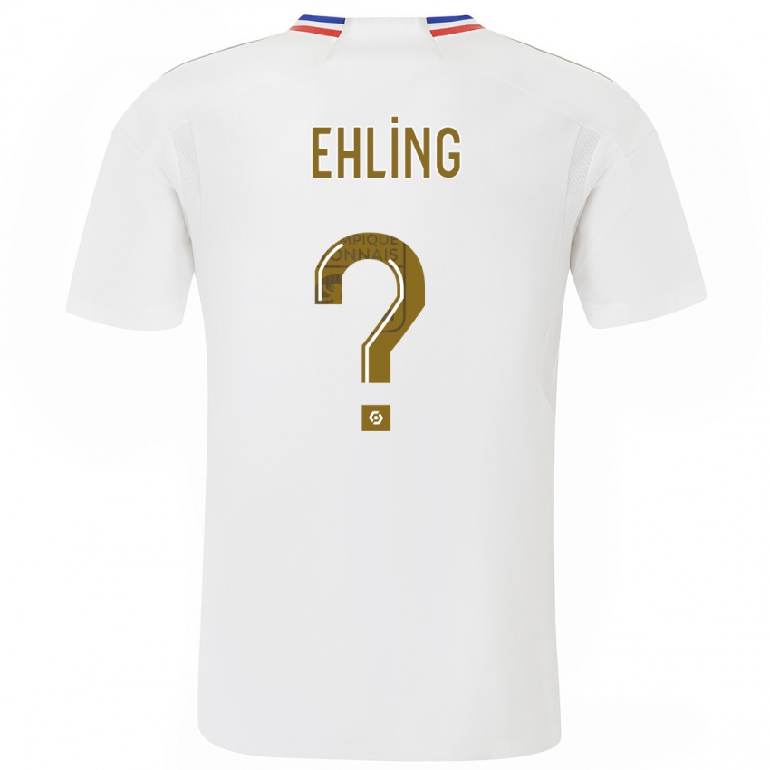 Herren Thibaut Ehling #0 Weiß Heimtrikot Trikot 2023/24 T-Shirt Österreich