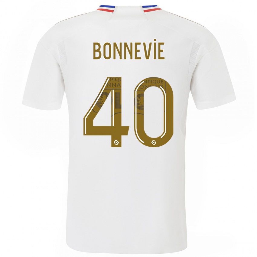 Herren Kayne Bonnevie #40 Weiß Heimtrikot Trikot 2023/24 T-Shirt Österreich