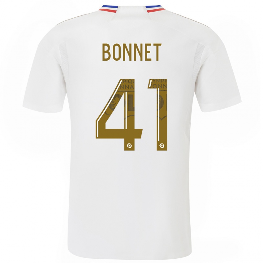 Herren Noam Bonnet #41 Weiß Heimtrikot Trikot 2023/24 T-Shirt Österreich