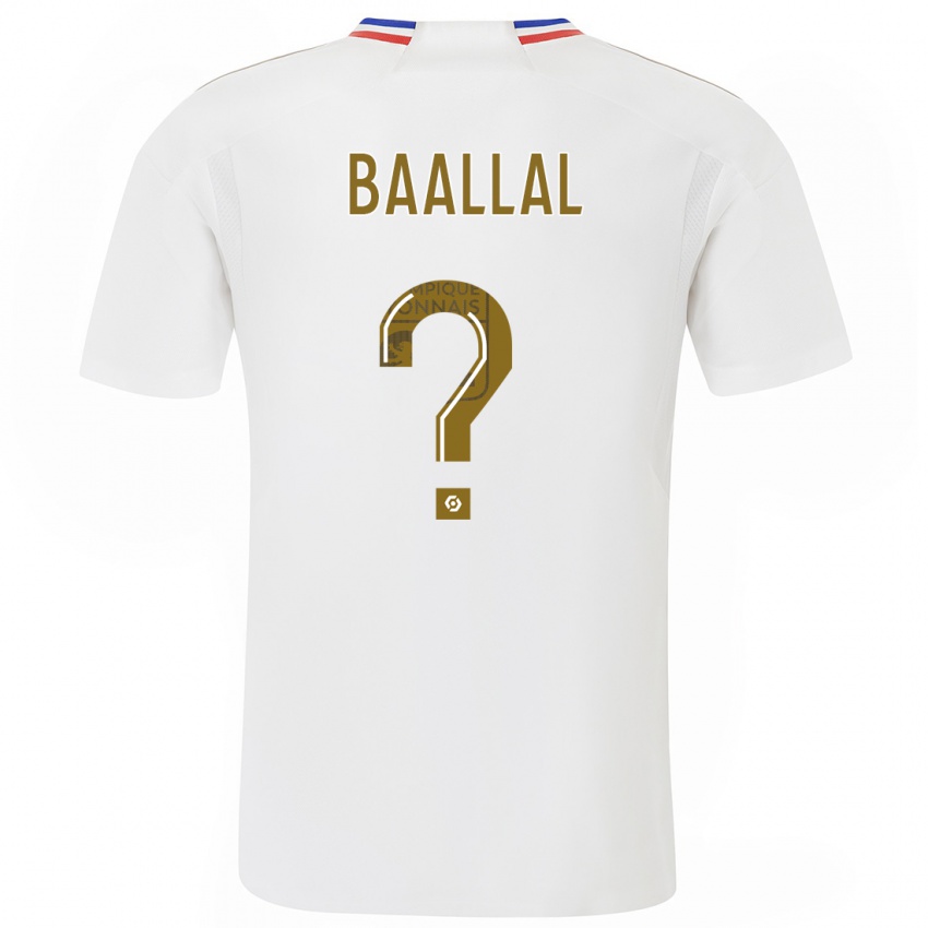 Herren Abdellah Baallal #0 Weiß Heimtrikot Trikot 2023/24 T-Shirt Österreich