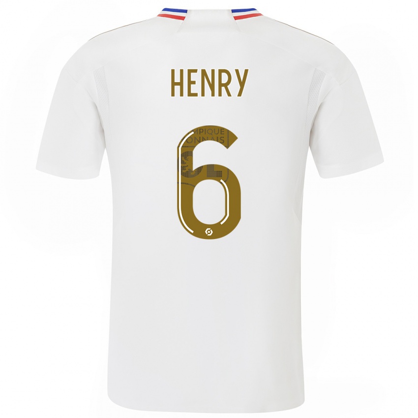 Herren Amandine Henry #6 Weiß Heimtrikot Trikot 2023/24 T-Shirt Österreich