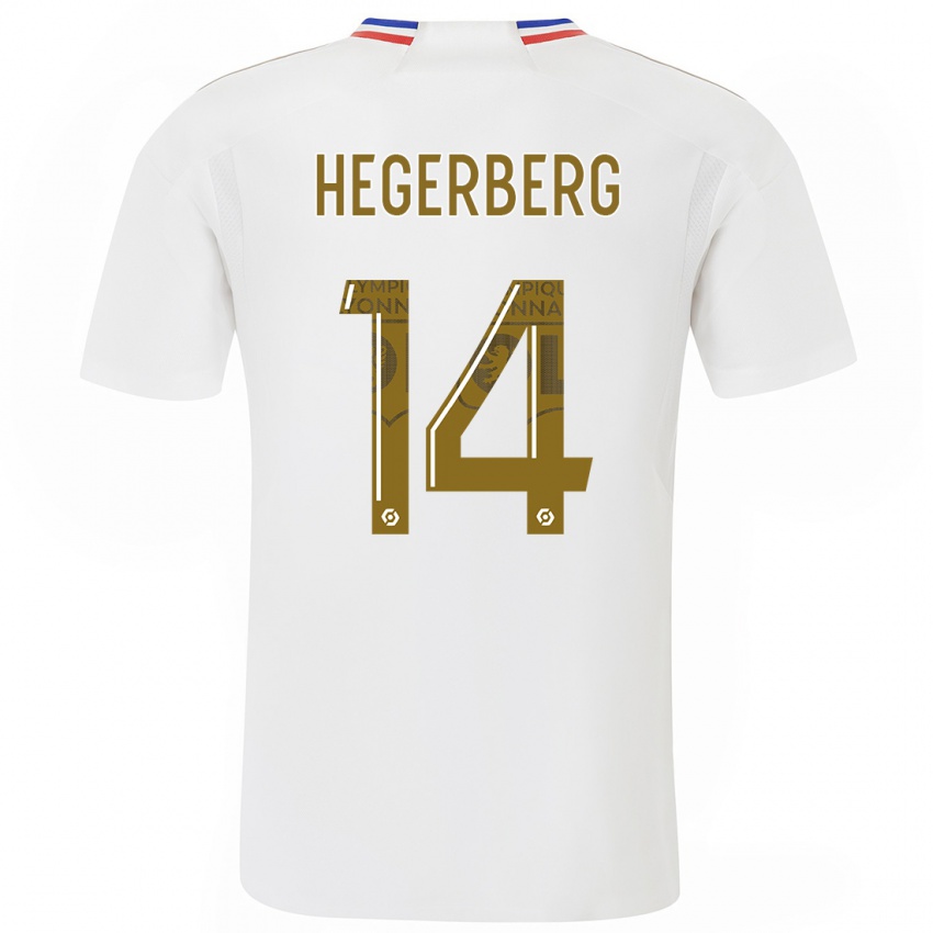 Herren Ada Hegerberg #14 Weiß Heimtrikot Trikot 2023/24 T-Shirt Österreich