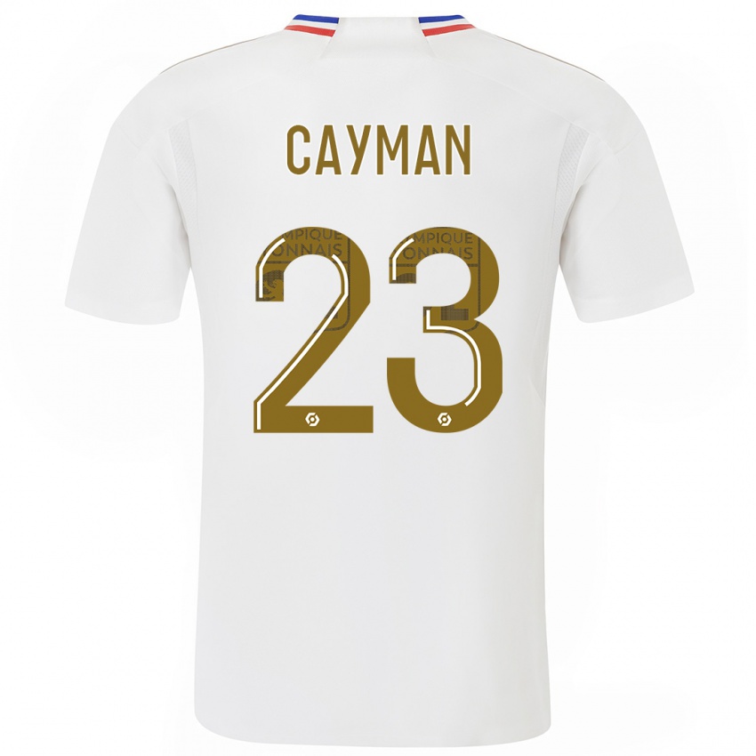 Herren Janice Cayman #23 Weiß Heimtrikot Trikot 2023/24 T-Shirt Österreich