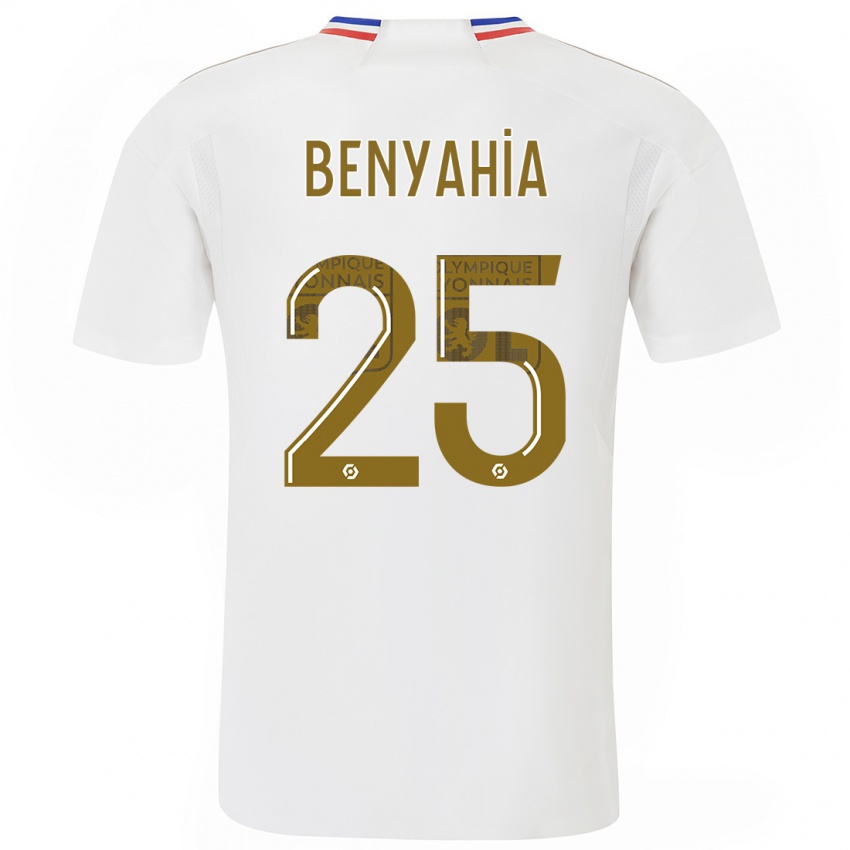 Herren Ines Benyahia #25 Weiß Heimtrikot Trikot 2023/24 T-Shirt Österreich