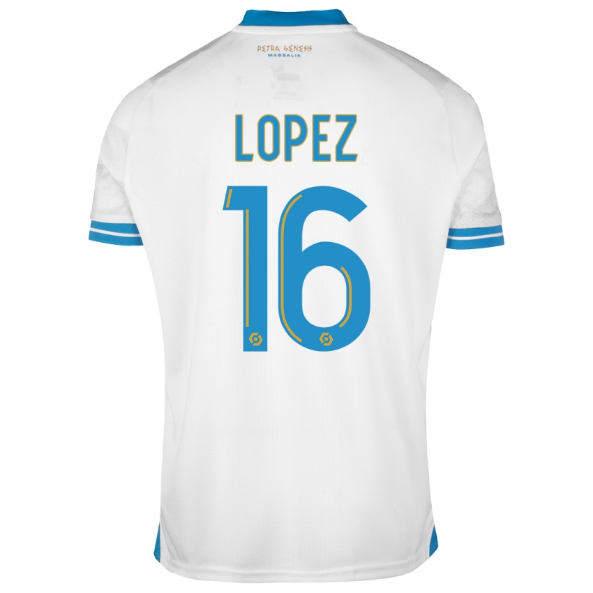 Herren Pau Lopez #16 Weiß Heimtrikot Trikot 2023/24 T-Shirt Österreich