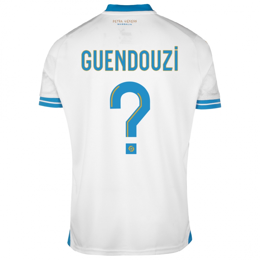 Herren Milan Guendouzi #0 Weiß Heimtrikot Trikot 2023/24 T-Shirt Österreich