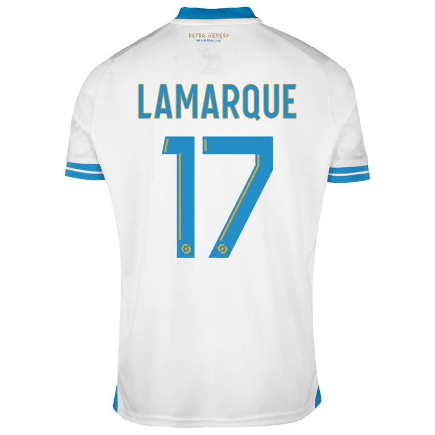 Herren Alais Lamarque #17 Weiß Heimtrikot Trikot 2023/24 T-Shirt Österreich