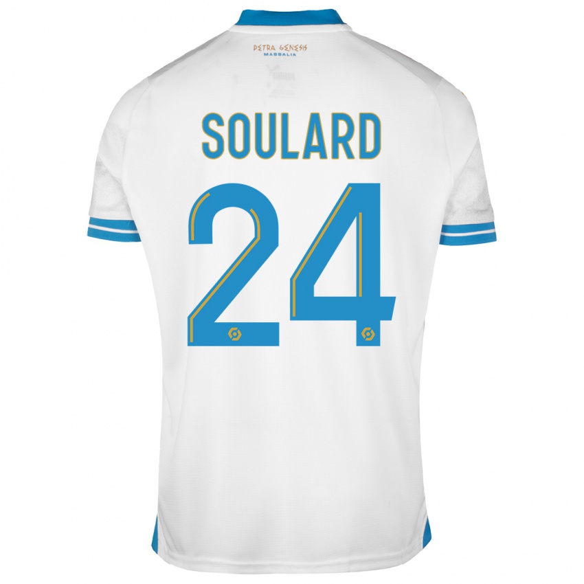 Herren Amandine Soulard #24 Weiß Heimtrikot Trikot 2023/24 T-Shirt Österreich