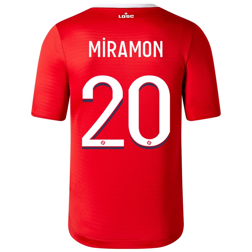 Herren Ignacio Miramón #20 Rot Heimtrikot Trikot 2023/24 T-Shirt Österreich