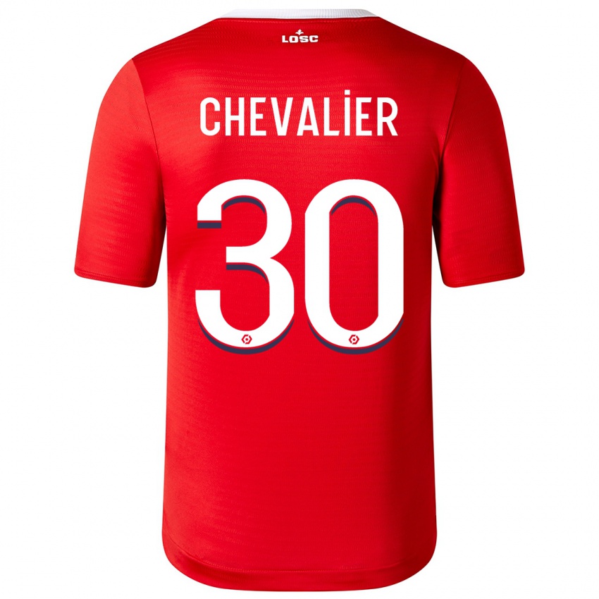 Herren Lucas Chevalier #30 Rot Heimtrikot Trikot 2023/24 T-Shirt Österreich