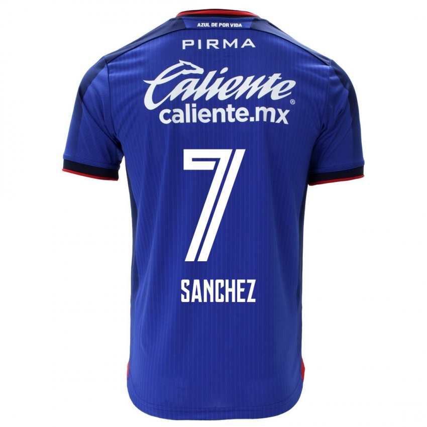 Herren Andrea Sanchez #7 Blau Heimtrikot Trikot 2023/24 T-Shirt Österreich