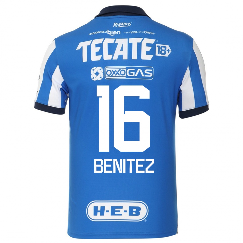 Herren Xanic Benitez #16 Blau Weiss Heimtrikot Trikot 2023/24 T-Shirt Österreich