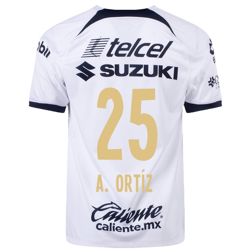 Herren Arturo Ortiz #25 Weiß Heimtrikot Trikot 2023/24 T-Shirt Österreich