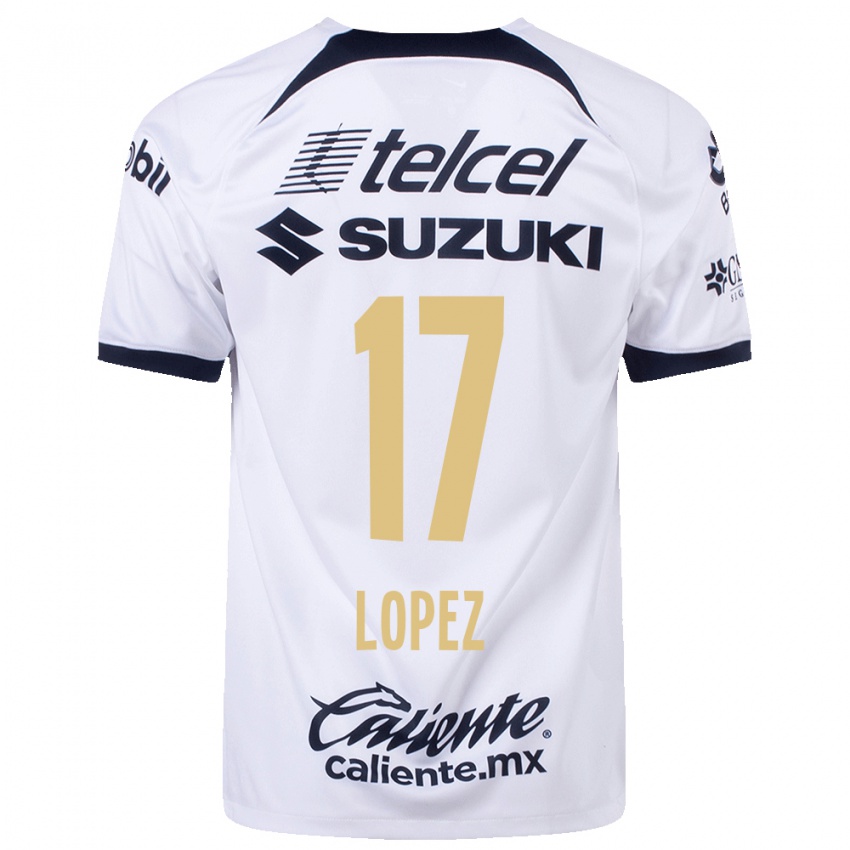 Herren Leonel Lopez #17 Weiß Heimtrikot Trikot 2023/24 T-Shirt Österreich