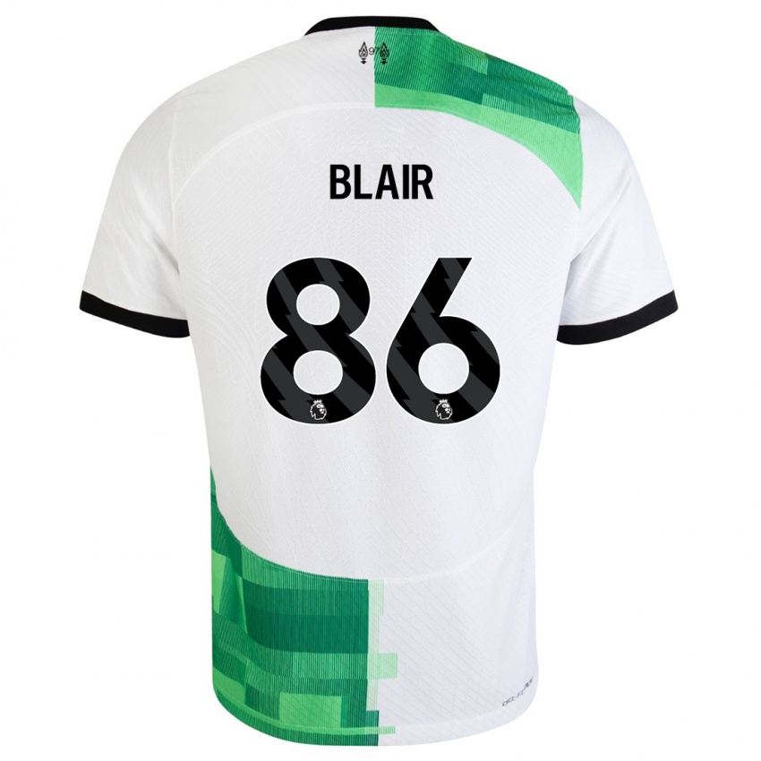 Herren Harvey Blair #86 Weiß Grün Auswärtstrikot Trikot 2023/24 T-Shirt Österreich